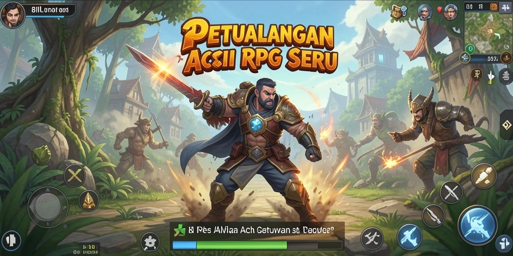 Screenshot gameplay 8II dengan aksi pertarungan yang mendebarkan.