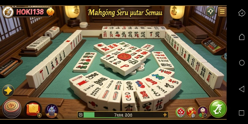 Tangkapan layar HOKI138 menampilkan gameplay Mahjong yang menarik.