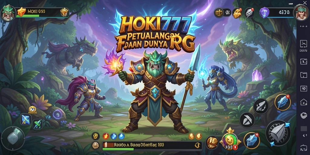 Tampilan gameplay RPG yang memukau di HOKI777.