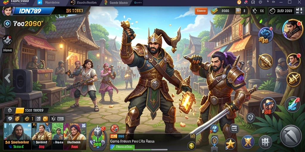 Tampilan gameplay IDN789 yang seru dan interaktif.