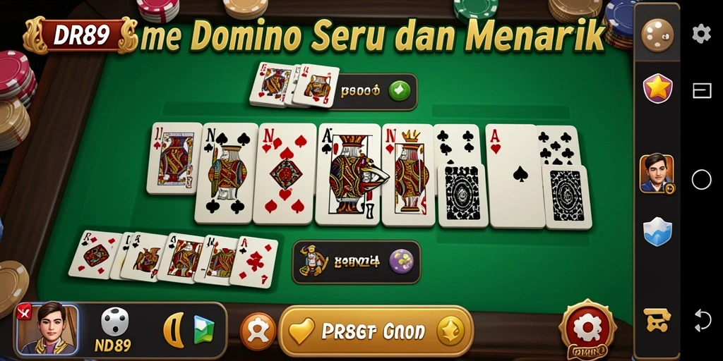 Screenshot gameplay <strong>IDR89</strong> menampilkan momen seru permainan Domino.