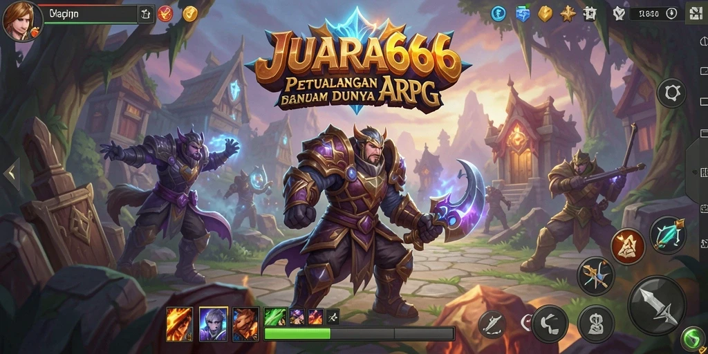 Tangkapan layar gameplay JUARA666 menampilkan aksi pertarungan yang mendebarkan.