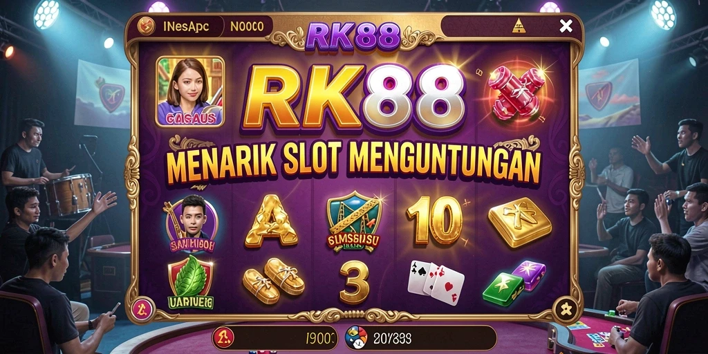 Tampilan gameplay Slot yang memukau dan mengasyikkan di RK88.