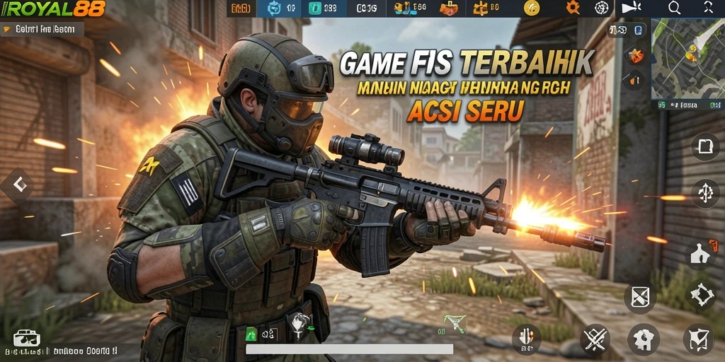 Tangkapan layar dari gameplay menembak seru di ROYAL88.