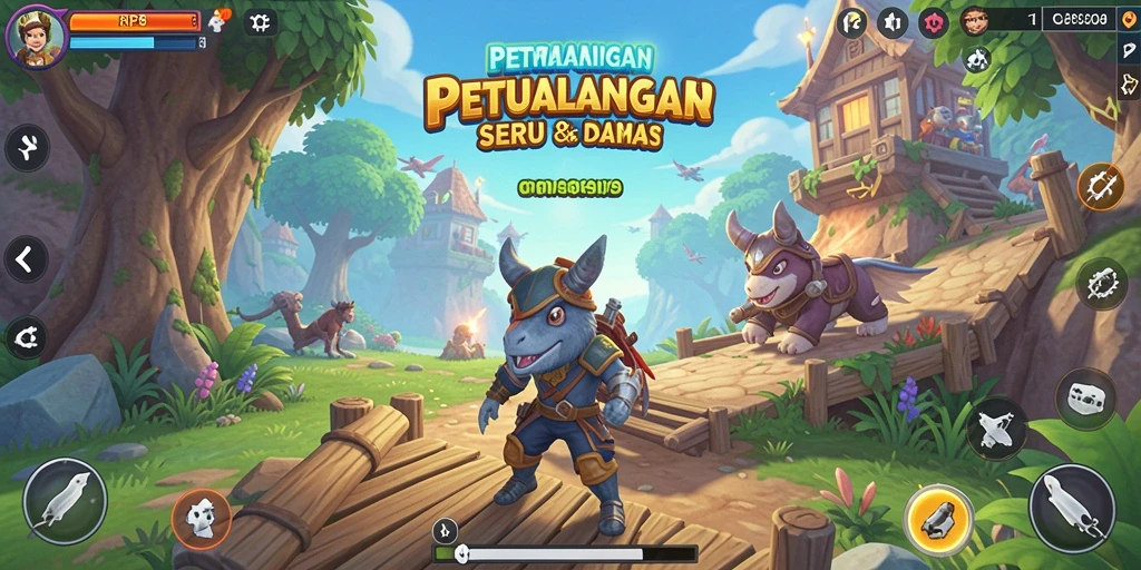 Gameplay seru dan menyenangkan di RP8.