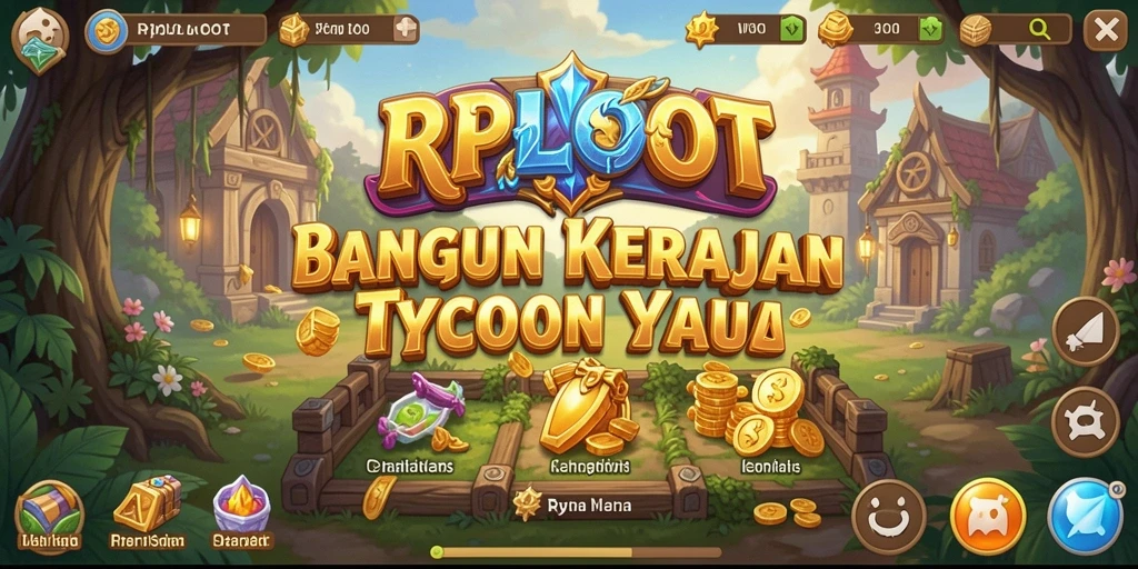 Tampilan gameplay Tycoon yang menakjubkan dan interaktif.