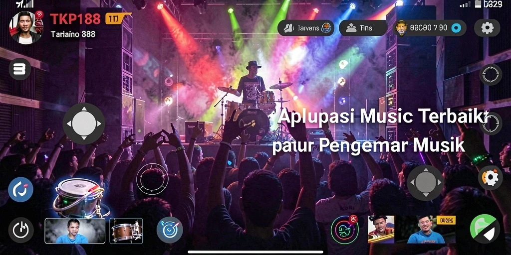Tampilan gameplay aplikasi TKP188 yang menarik dan interaktif.