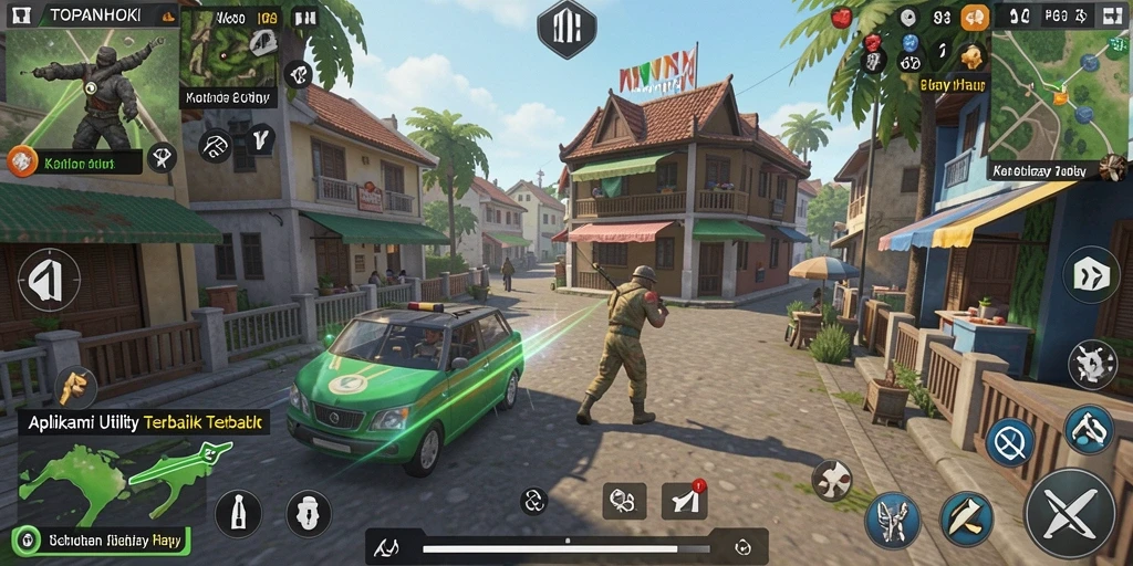 Screenshot utama TOPANHOKI menunjukkan fitur manajemen waktu yang praktis.