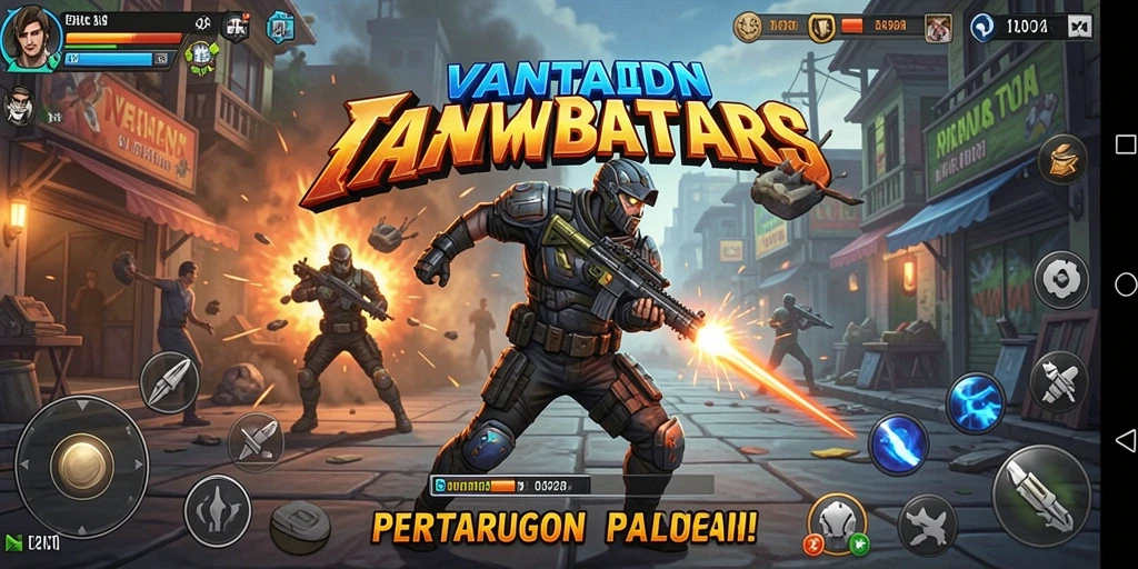 Tampilan gameplay VANTAIDN yang seru dan mendebarkan.