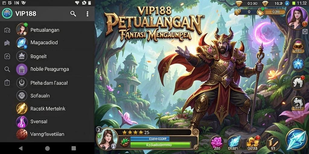 Screenshot menampilkan aksi pertarungan seru dalam game ARPG.